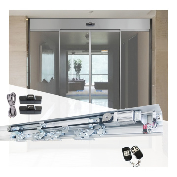 Entrance Automation System 50w DC motor automatic glass sliding door